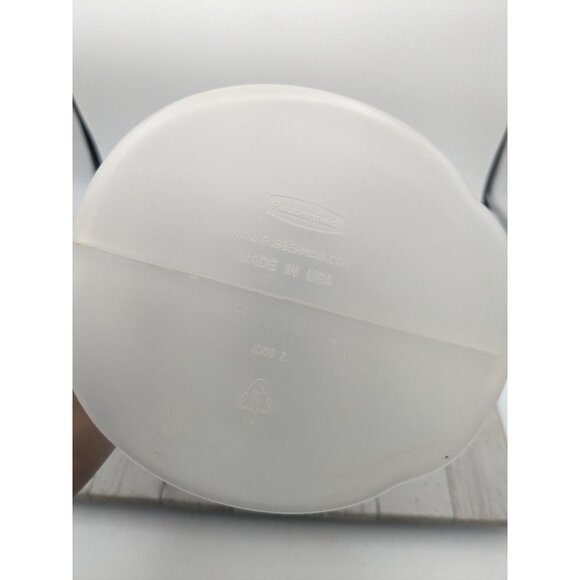 Vintage Rubbermaid Servin Saver Pitcher 4 Quart Jug Flip Top Lid 1 Gallon - Picture 4 of 7